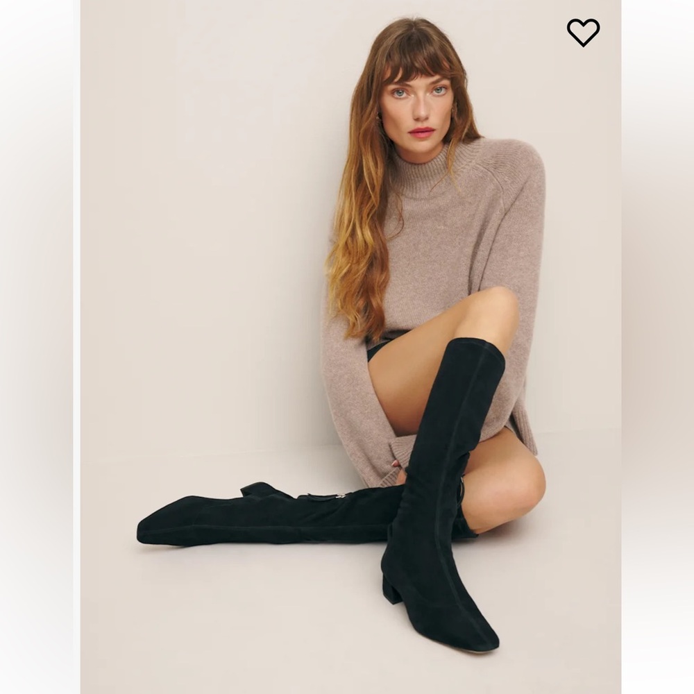 Raven knee boots, Black, Size 7 NWOB
